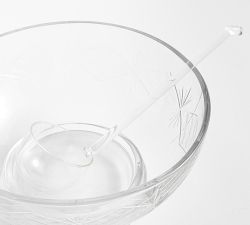 Antique Cut Glass Punch Bowl