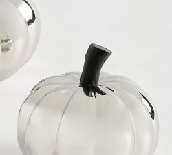 Brandon Maxwell Silver Pumpkins - Set of 2