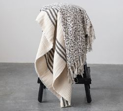 Kelso Striped Throw