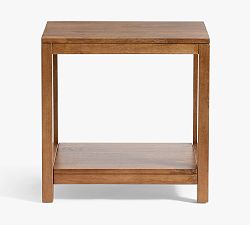 Open Box: Nicasio Rectangular Side Table (22") - Antique Umber