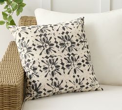 Porto Tile Printed Outdoor Pillow
