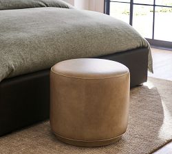 Jake Leather Swivel Stool