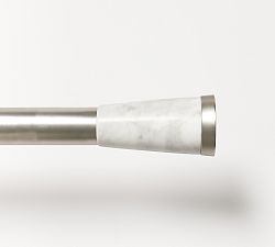 Open Box: Monterey Marble Finial (0.75 Diam.), Set of 2 - Pewter