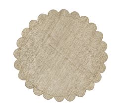 Pure Salt Parikia Handwoven Jute Round Rug