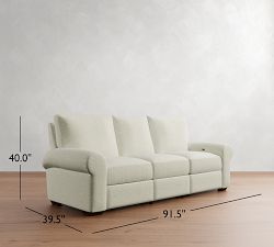 Big Sur Roll Arm Power Sofa (92")