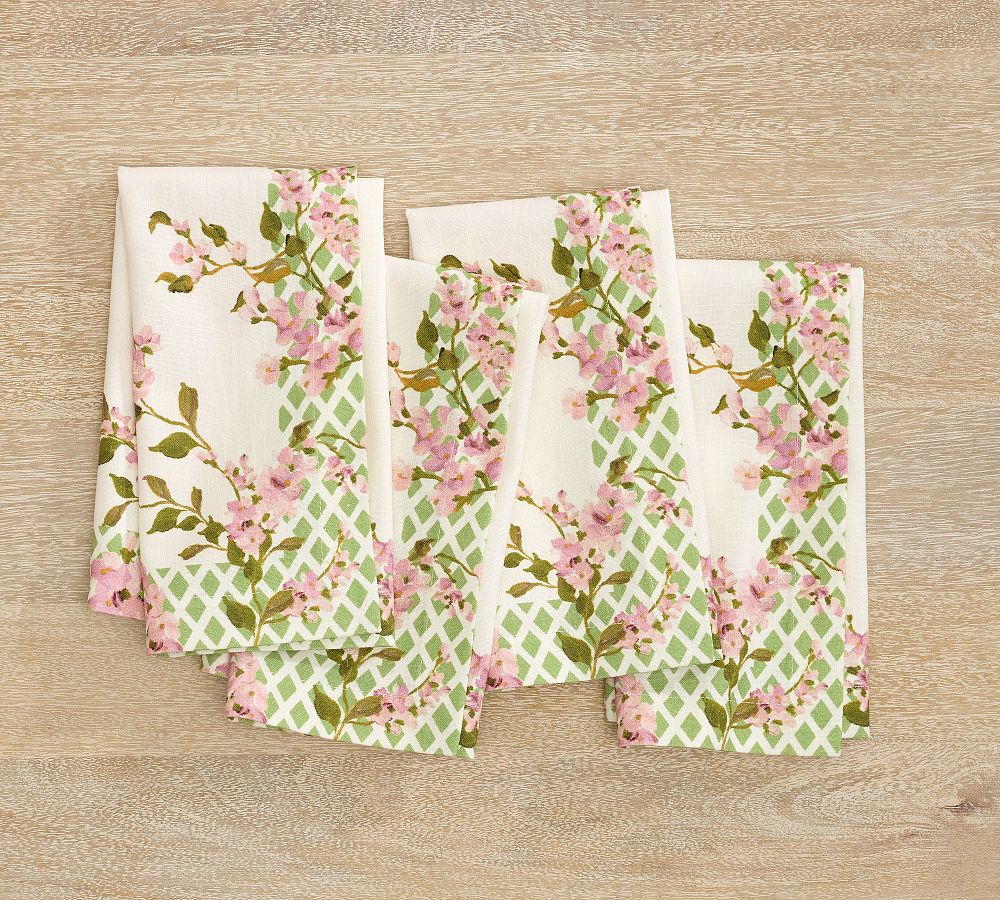 Monique Lhuillier Garden Trellis Napkins - Set of 4