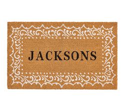 Personalized Gingerbread Doormat