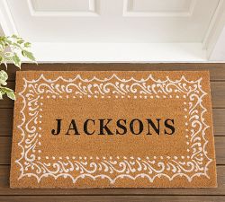 Personalized Gingerbread Doormat