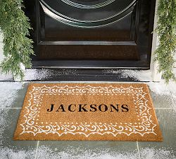 Personalized Gingerbread Doormat