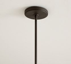 Valley Lantern Metal Cylinder Outdoor Pendant (13")