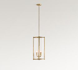 Valley Lantern Metal Cylinder Outdoor Pendant (13")