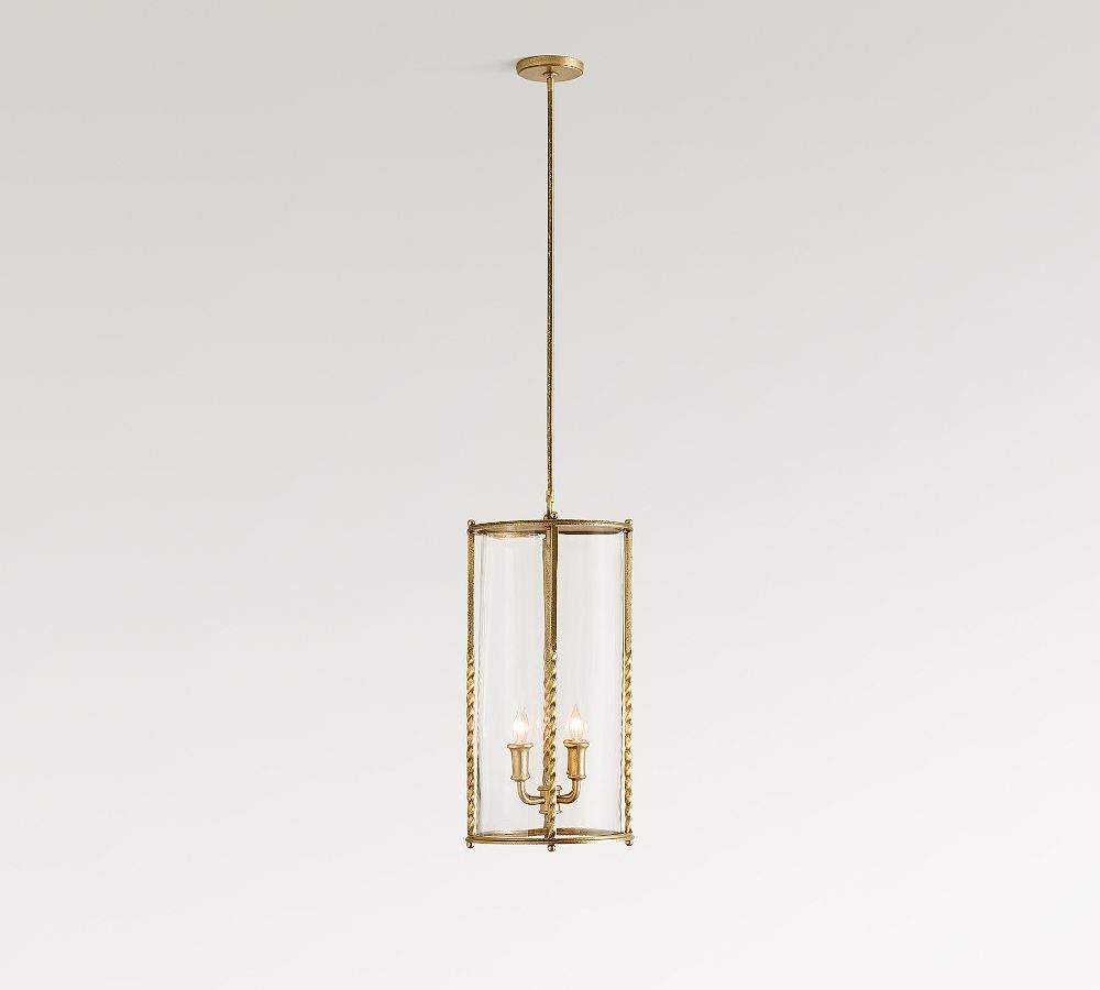 Valley Metal Cylinder Indoor/Outdoor Lantern Pendant (13") by Pottery Barn