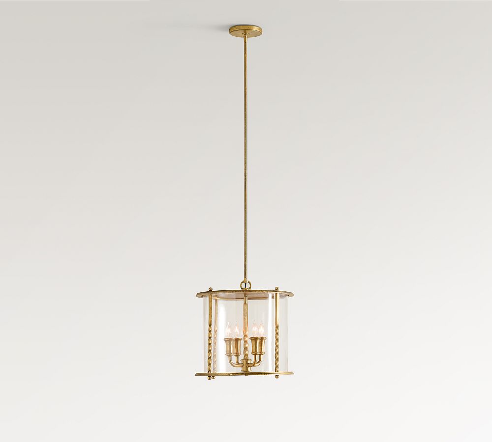 Valley Metal Round Indoor/Outdoor Lantern Pendant (16") by Pottery Barn