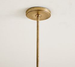 Valley Lantern Metal Round Outdoor Pendant (16")