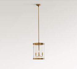 Belvedere Metal Outdoor Round Lantern Pendant (13")