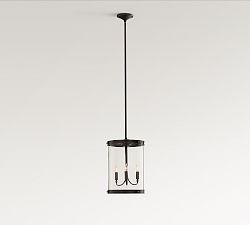 Belvedere Metal Outdoor Round Lantern Pendant (13")