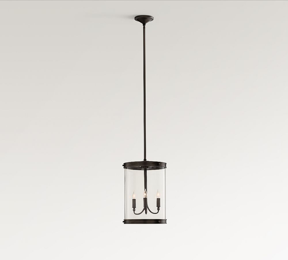 Belvedere Metal Round Indoor/Outdoor Lantern Pendant (13") by Pottery Barn