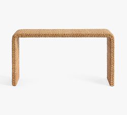 Open Box: Capitola Woven Console Table (58") - Natural
