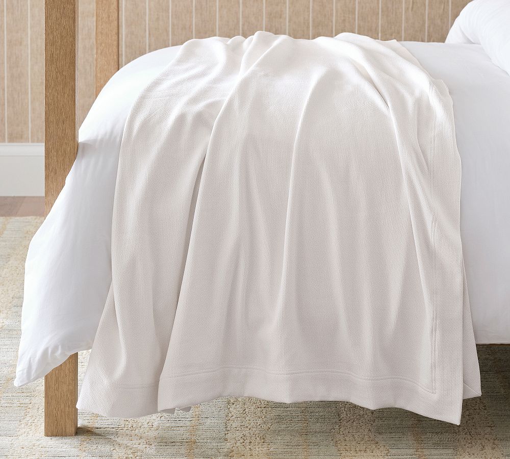 Delray Cotton Blanket by Pottery Barn