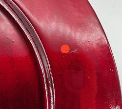 Open Box: Caterers Box Charger Plates, Set of 12 - Red