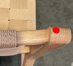 Open Box: Fenton Woven Counter Stool (25") - Seadrift