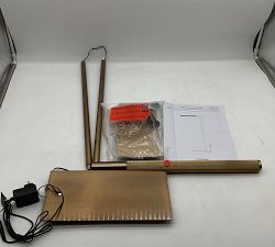 Open Box: Lawrence Metal Task Floor Lamp (47") - Vintage Brass