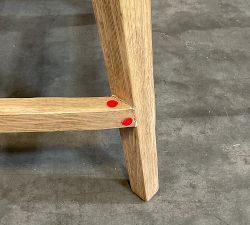 Open Box: Layton Upholstered Swivel Counter Stool (25.5") - Luxe Boucle Ivory, Seadrift