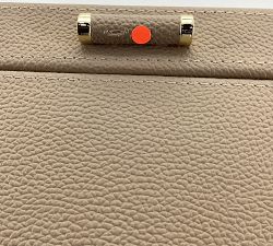 Open Box: Quinn Jewelry Box Foil Debossed, Medium - Fawn