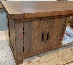 Open Box: Reed Grand Media Console (72") - Antique Umber