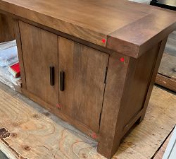 Open Box: Reed Grand Media Console (72") - Antique Umber