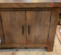 Open Box: Reed Grand Media Console (72") - Antique Umber