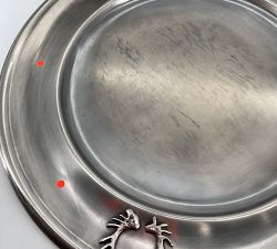 Open Box: Stag Icon Charger Plates, Set of 4