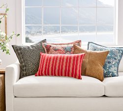 Camden Striped Lumbar Pillow