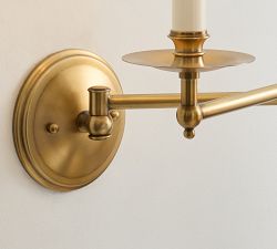 Hayden Metal Swing-Arm Sconce (24")