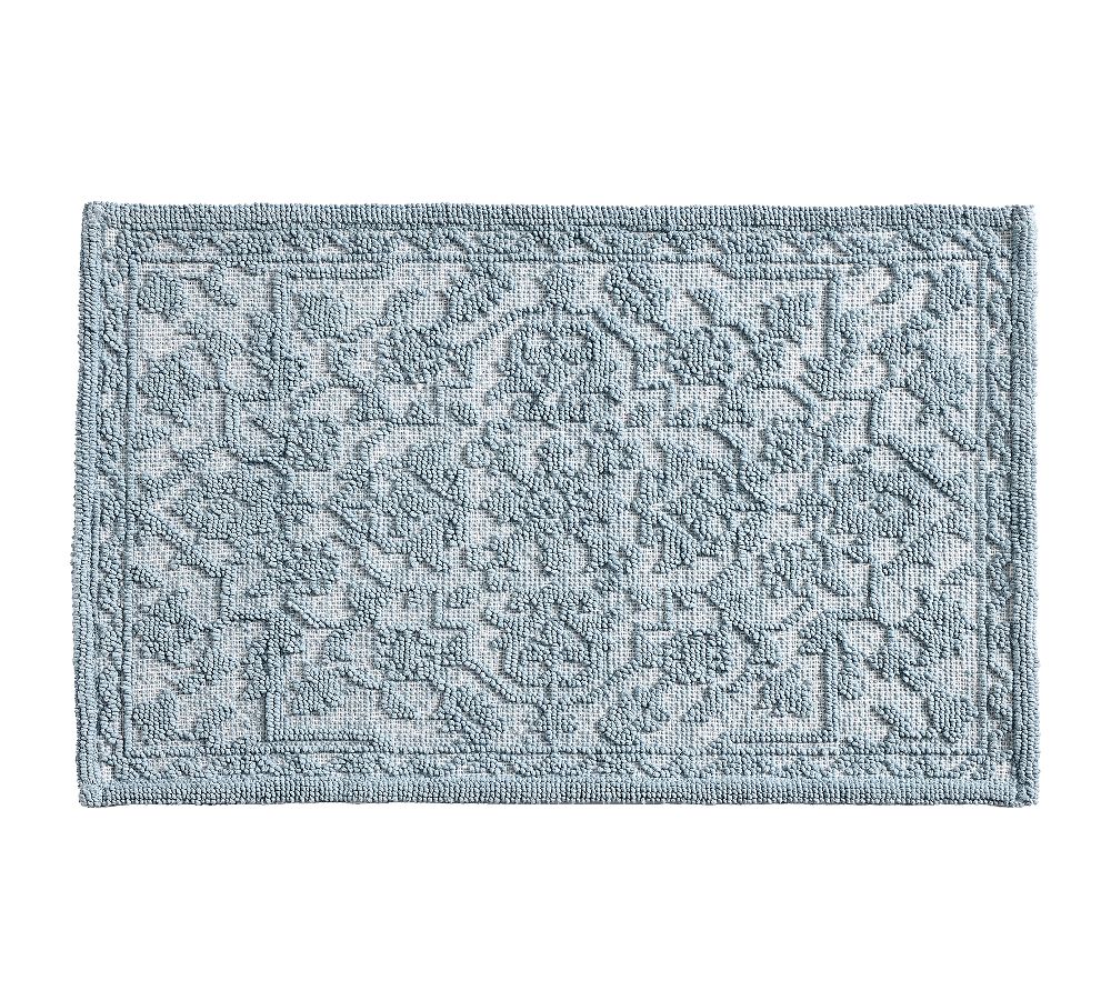 Rowen Bath Mat - Blue, 21" x 34"