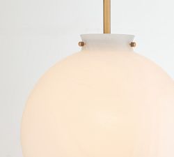 Anderson Opaline Globe Pendant (12"-15")