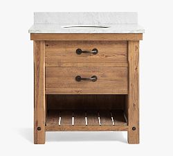 Open Box: Wax Pine Benchwright Single Sink Vanity (36")