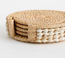 Tava Shell Handwoven Coasters - Set of 4