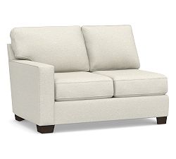 Open Box: Buchanan Square Arm Left-Arm Loveseat - Performance Boucle Oatmeal