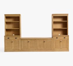 Aubrey 5-Piece Storage Cabinet with Shelf Set (144")