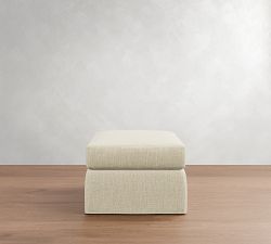 Carmel Slipcovered Sectional Ottoman