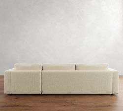 Carmel Wide Arm Chaise Sectional (113"&ndash;135")