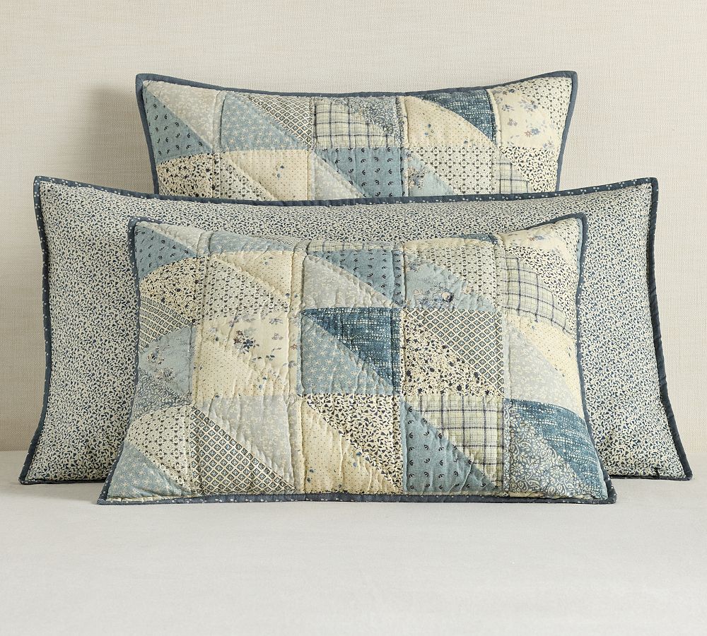 Ellis Reversible Quilted Sham by Pottery Barn