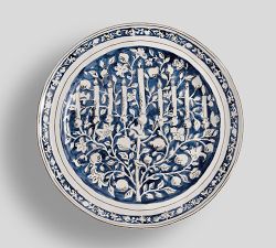 Hanukkah Botanical Stoneware Salad Plates - Set of 4