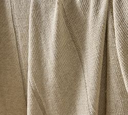 Hyannis Linen Knit Throw