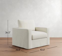 Westwood Square Arm Slipcovered Chair