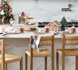 Gingerbread Stoneware Alphabet Mug