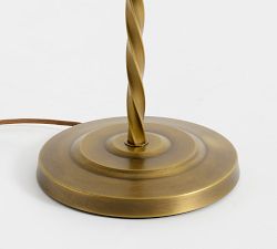 Harper Twisted Metal Floor Lamp (59")