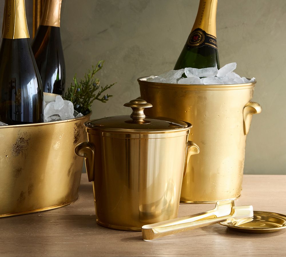 Harrison Ice Bucket with Tongs