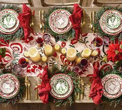 Puebla Porcelain Tree Appetizer Plates - Set of 4